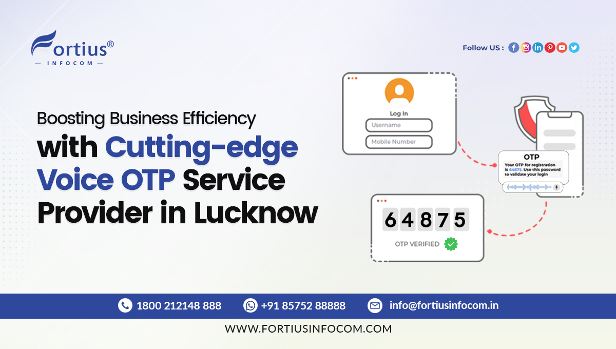 Boosting Business Efficiency with Cutting-edge Voice OTP Service Provider in Lucknow
